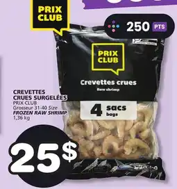 Marches Tradition PRIX CLUB FROZEN RAW SHRIMP offer