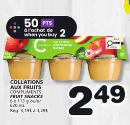 Marches Tradition COMPLIMENTS FRUIT SNACKS offer