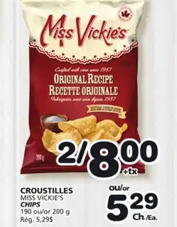 Marches Tradition MISS VICKIE'S CHIPS offer