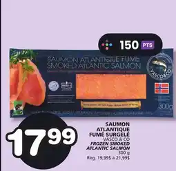Marches Tradition VASCO & CO FROZEN SMOKED ATLANTIC SALMON offer