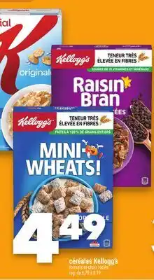 Marche Ami céréales Kellogg's offer