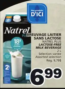Marches Tradition NATREL PLUS LACTOSE-FREE MILK BEVERAGE offer