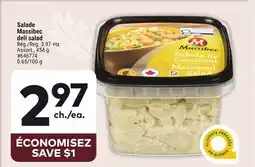 Giant Tiger Massibec deli salad offer