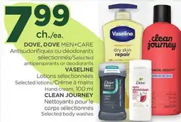 Proxim DOVE, DOVE MEN+CARE, VASELINE, CLEAN JOURNEY offer