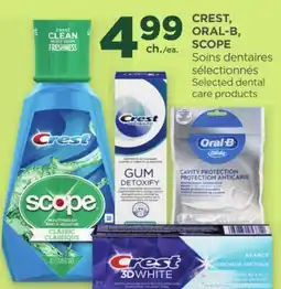 Proxim CREST, ORAL-B, SCOPE offer