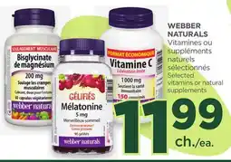Proxim WEBBER NATURALS offer