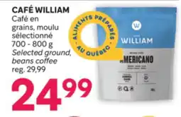 Brunet CAFÉ WILLIAM Café en grains, moulu sélectionné offer