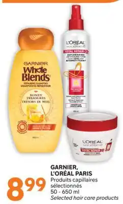 Brunet GARNIER, L'OREAL PARIS Produits capillaires sélectionnés offer