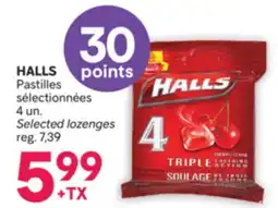 Brunet HALLS Pastilles sélectionnées offer