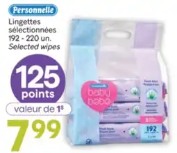 Brunet Personnelle Lingettes sélectionnées offer