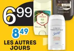 Brunet SECRET, OLD SPICE Antisudorifiques sélectionnés offer