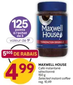 Brunet MAXWELL HOUSE Café instantané sélectionné offer