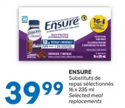 Brunet ENSURE Substituts de repas sélectionnés offer