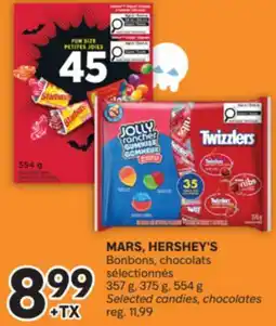 Brunet MARS, HERSHEY'S Bonbons, chocolats sélectionnés offer