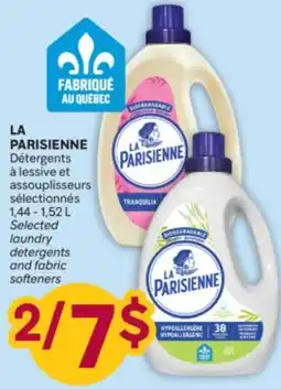 Brunet LA PARISIENNE Détergents à lessive et assouplisseurs sélectionnés offer
