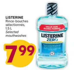 Brunet LISTERINE Rince-bouches sélectionnés offer