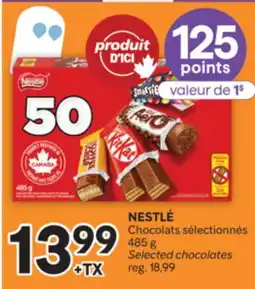 Brunet NESTLÉ Chocolats sélectionnés offer