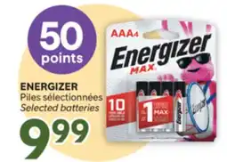 Brunet ENERGIZER Piles sélectionnées offer
