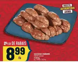 Marché Adonis Adonis saucisses makanek offer