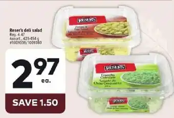 Reser's deli salad
