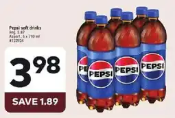 Giant Tiger Pepsi soft drinks offer