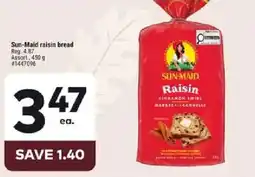 Giant Tiger Sun-Maid raisin bread offer