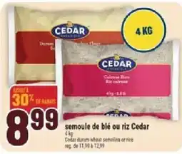 Marché Adonis Cedar semoule de blé ou riz offer