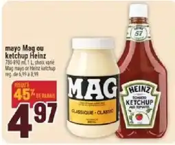 Marché Adonis mayo Mag or ketchup Heinz offer