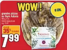 Marché Adonis Adonis grandes pizzas au thym offer