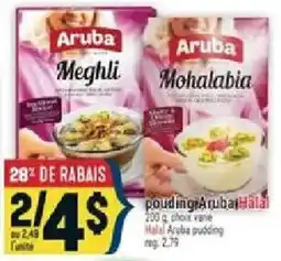 Marché Adonis Aruba halal pudding offer