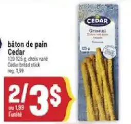 Marché Adonis Cedar bread stick offer