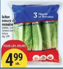 Marché Adonis 3 hearts of romaine offer