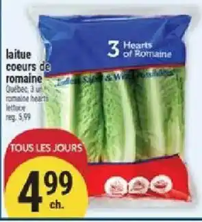 3 hearts of romaine