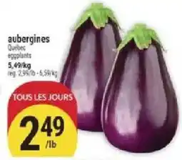 Marché Adonis aubergines offer