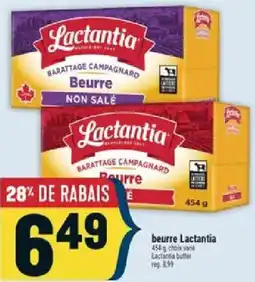 Marché Adonis Lactantia beurre offer