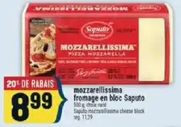 Marché Adonis Saputo mozzarella cheese block offer