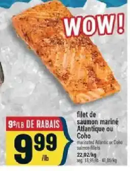 Marché Adonis filet de saumon mariné Atlantique ou Coho offer