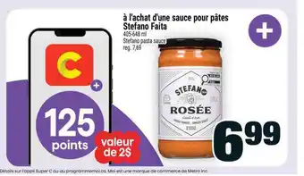 Stefano Pasta Sauce