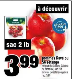 Super C pommes Rave ou Sweetango offer