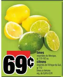 Super C limes ou citrons offer