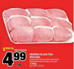 Super C côtelettes de porc frais désossées offer