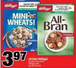 Super C CÉRÉALES KELLOGG'S offer