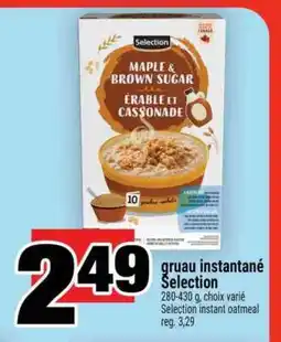 Super C gruau instantané Selection offer