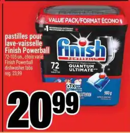 Super C pastilles pour lave-vaisselle Finish Powerball offer