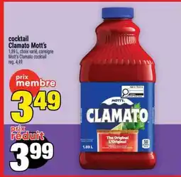 Super C COCKTAIL CLAMATO MOTT'S offer