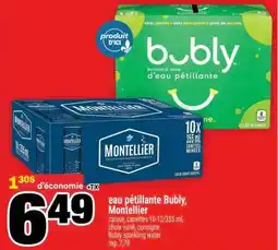 Super C eau pétillante Bubly, Montellier offer