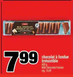 Super C chocolat à fondue Irrésistible offer
