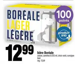 Super C bière Boréale offer