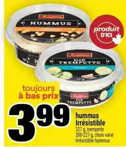 Super C HUMMUS IRRESISTIBLE offer