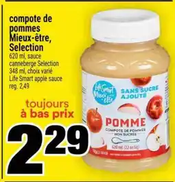 Super C compote de pommes Mieux-être, Selection offer